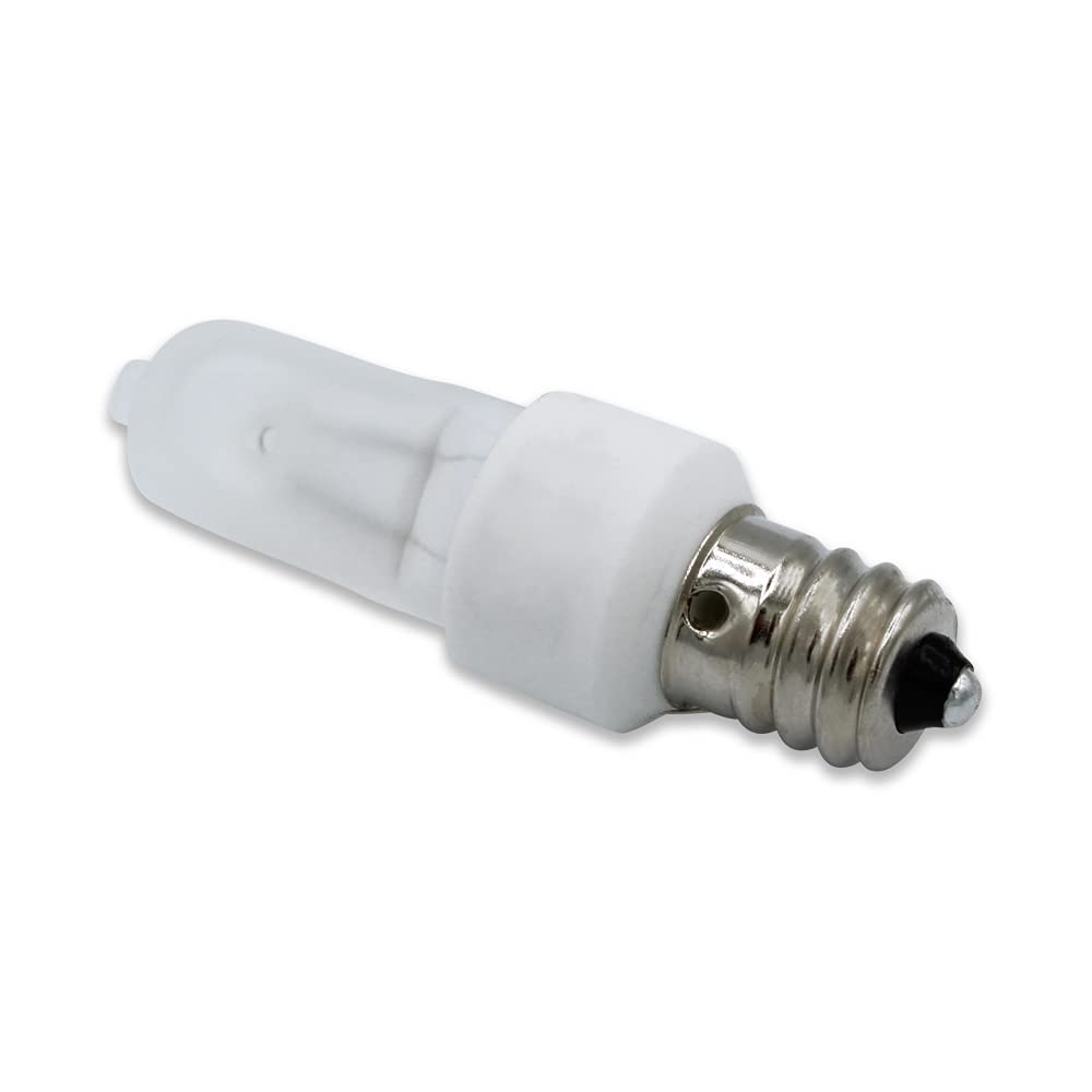 Lumenivo KX60FR/E12 Replacement Candelabra Bulb - 60W Frosted E12 Screw Base, 120V Xenon Light Bulb - Perfect for Chandeliers, Wall Sconces & Decorative Lighting (1 Pack)