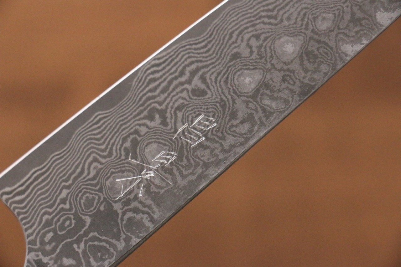 Masakage Kumo VG10 Damascus 150mm Petty Utility Knife with Exotic Shitan Wood Handle - Perfect for Precision Slicing, Fruit Cutting & Kitchen Tasks