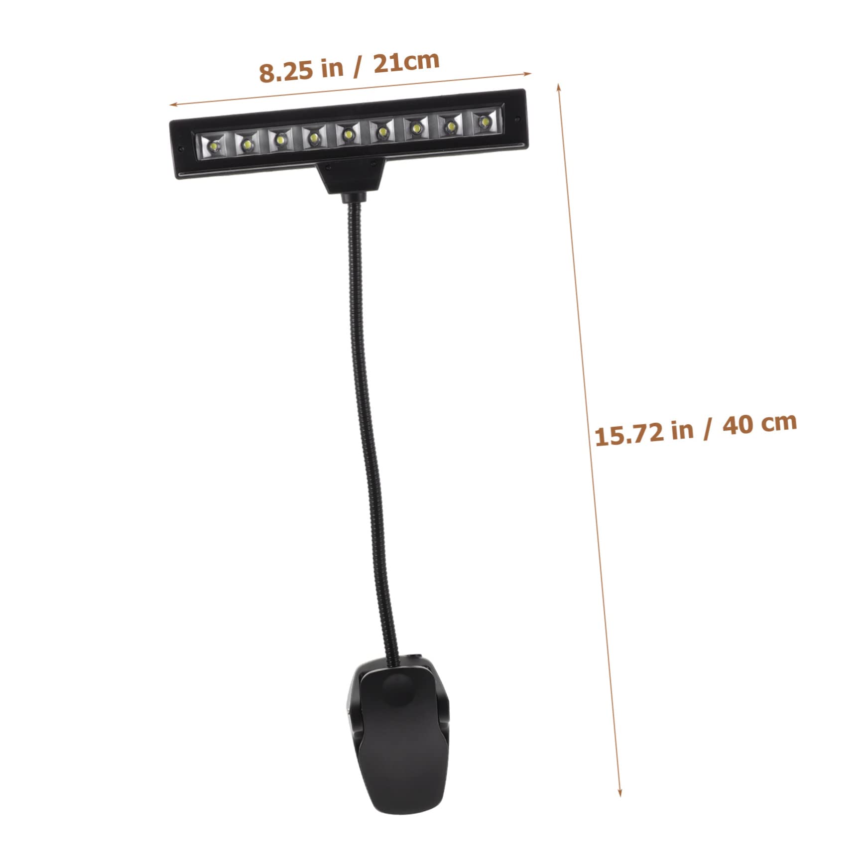 Rechargeable LED Music Stand Light - Clip On Piano Lamp with Adjustable Brightness, Portable Desk Lamp for Musicians, Students & Reading | Perfect for Orchestra, Practice Rooms & Nighttime Use