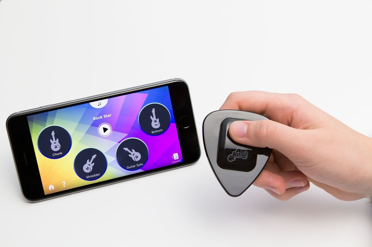AirJamz Wireless Electric Guitar Toy with Bluetooth App Control - Perfect for Kids, Beginners & Music Lovers - Play Anywhere for Fun & Learning
