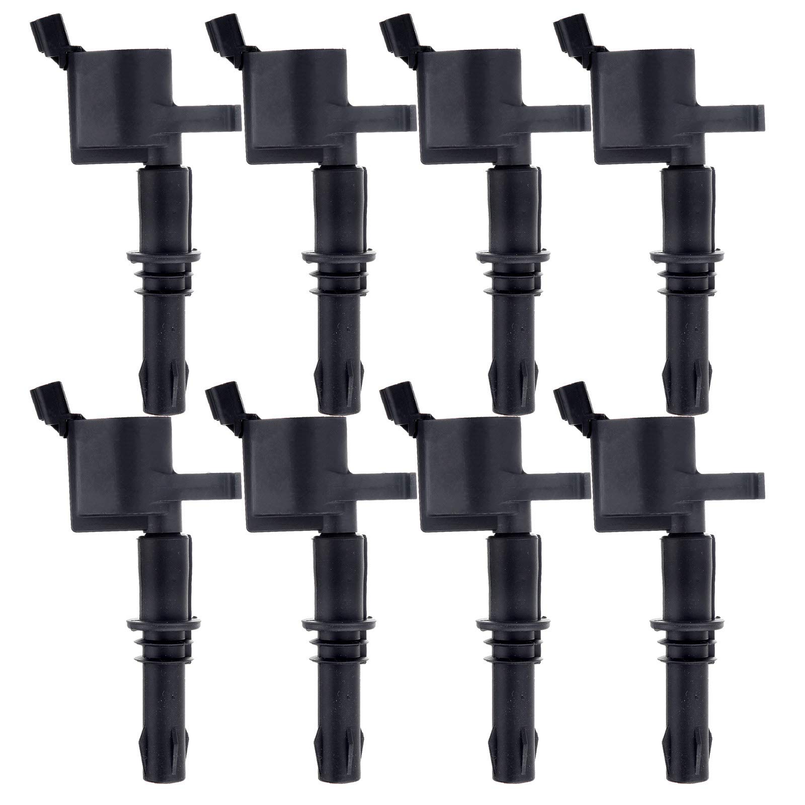 High Performance Ignition Coil Pack Set of 8 - Compatible with Mercury Mountaineer 4.6L 2006-2008, Lincoln Navigator 5.4L 2005-2008, Ford Expedition 5.4L 2005-2008 - DG511 SP515 SP546 - Perfect for Engine Tune-Up & Performance Enhancement