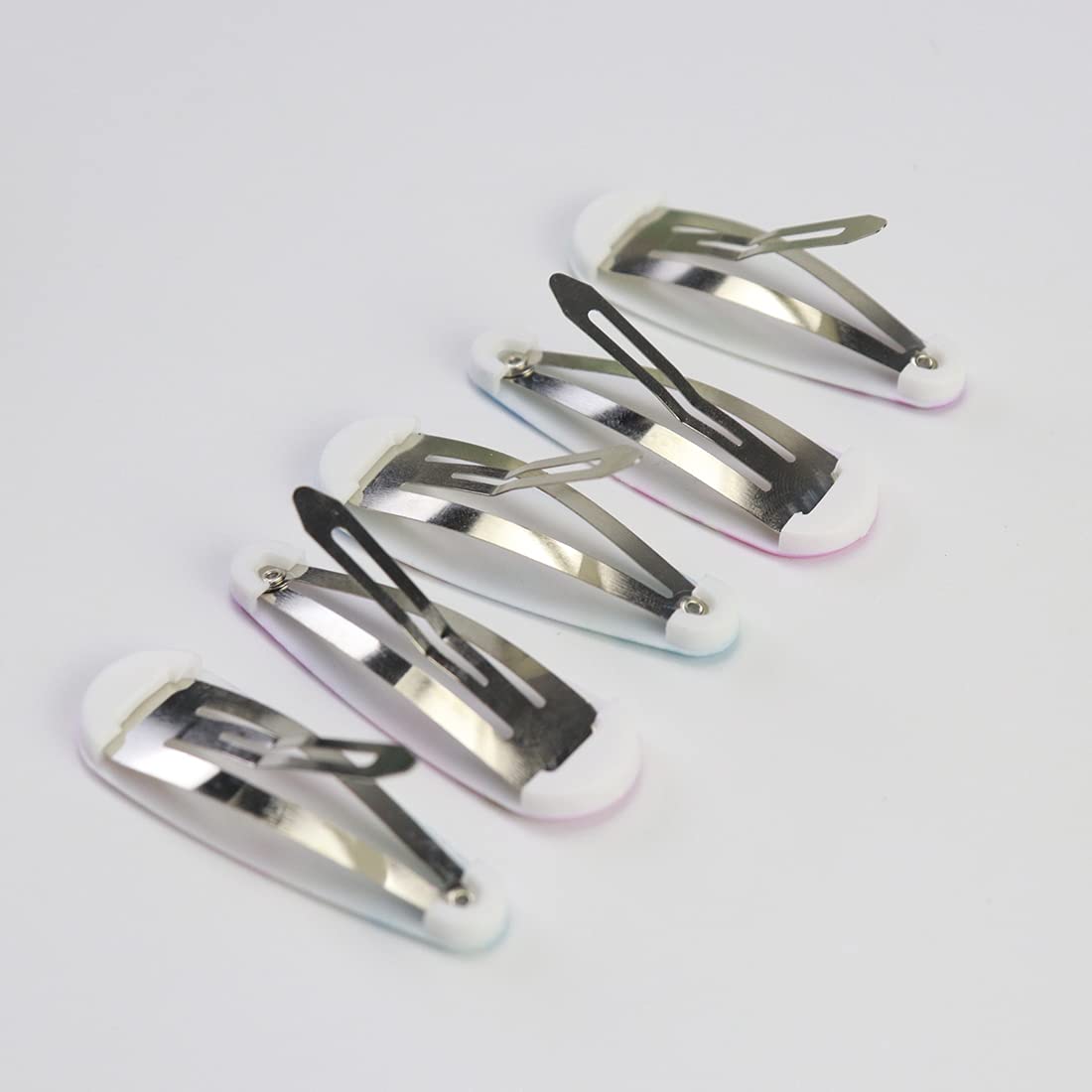 Princess Hair Clips for Girls - Cute Metal Snap Barrettes Hair Accessories Set of 5 - Perfect for School, Parties, and Everyday Wear