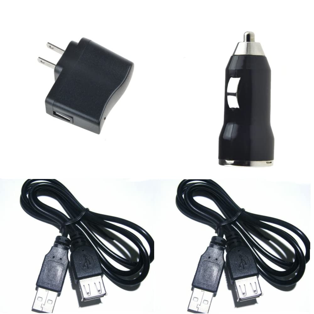 Onerbl 3-in-1 Charging Kit: USB Wall Charger, Car Charger & 2-Pack USB Cables for Stanley Satellite LED Work Light (300 Lumens) - Perfect for Construction Sites, Camping & Emergency Lighting