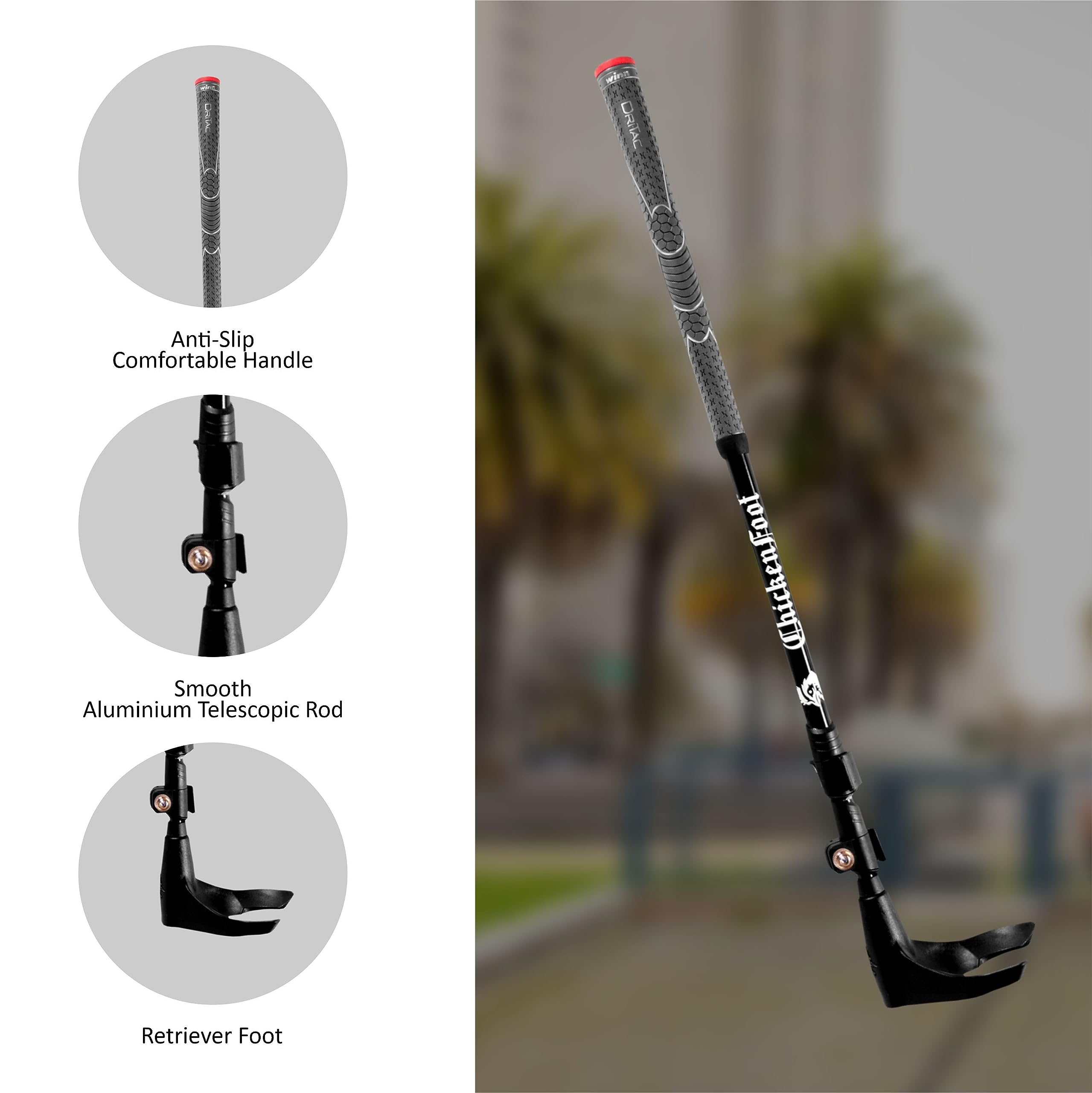 Premium Collapsible Bocce Ball Retriever - 24