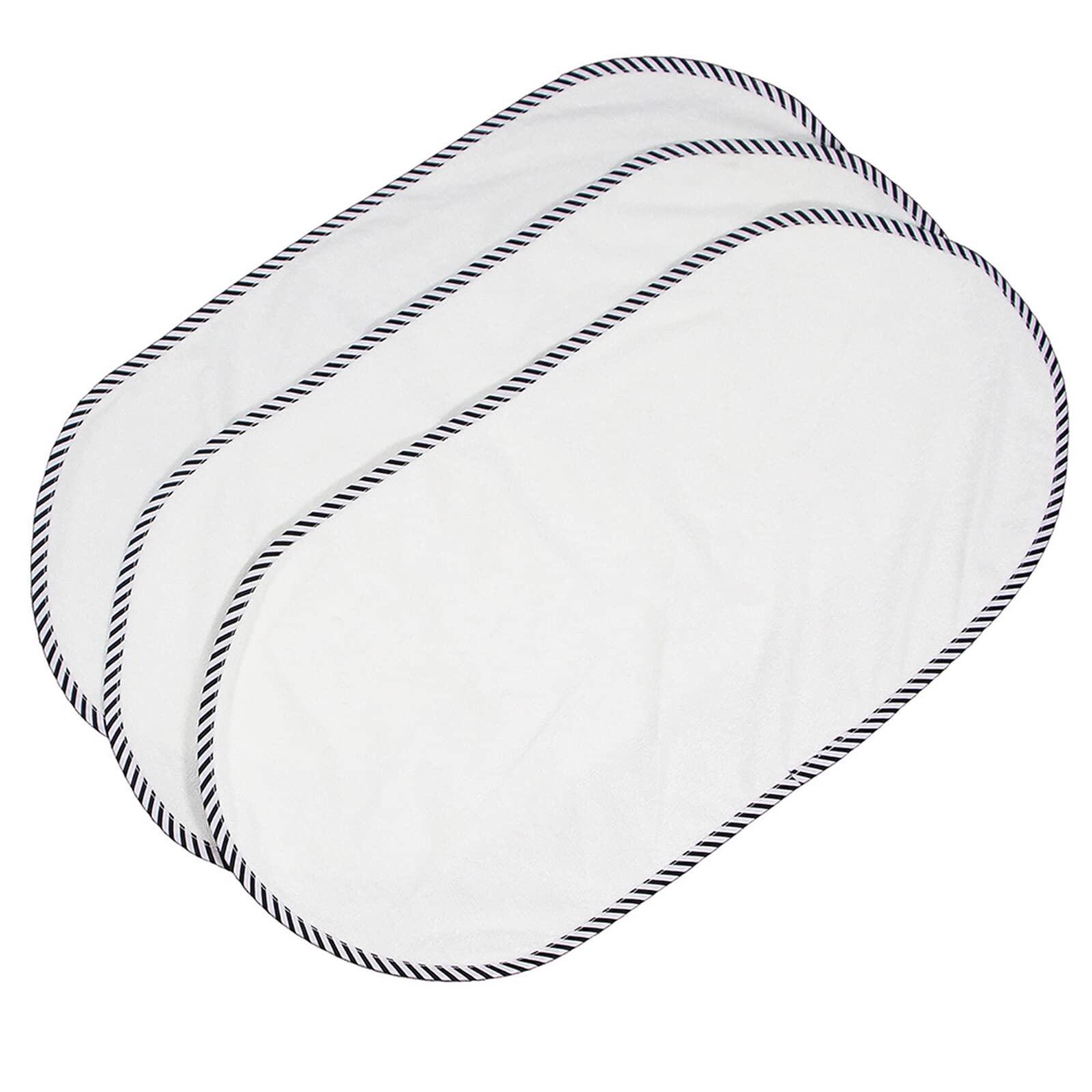 **Yissone 6-Pack Bamboo Rayon Changing Pad Liners - Ultra Soft, Waterproof & Washable - Reusable Changing Table Cover for Baby Nursery, Diaper Changing Station & Travel**