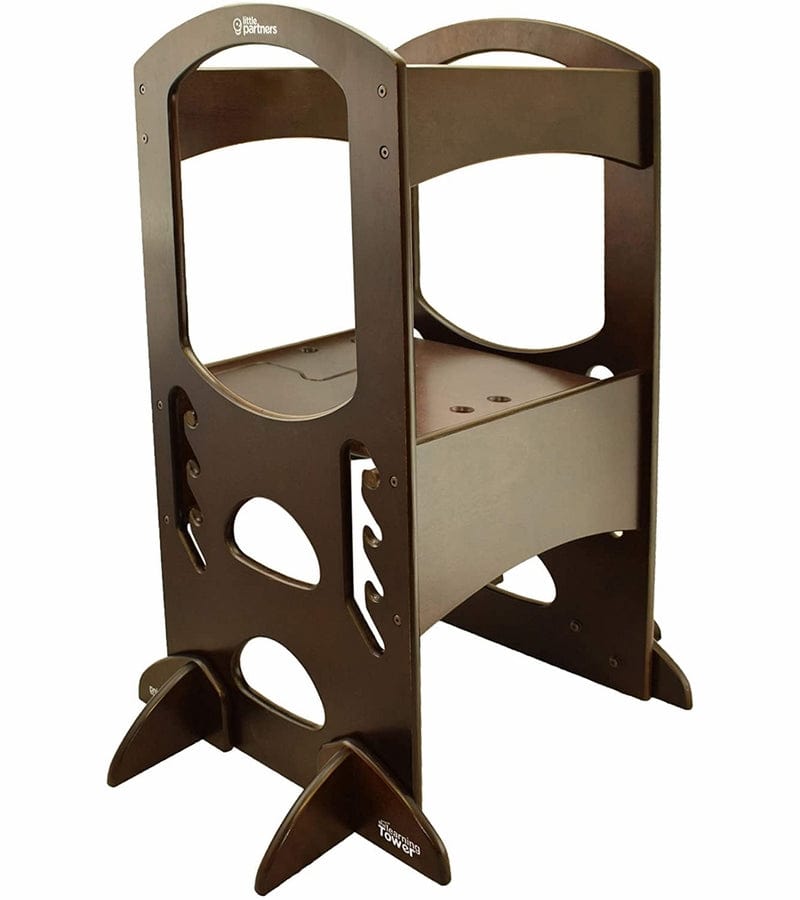 Little Partners The Original Learning Tower - Adjustable Toddler Step Stool for Kitchen, Baking & Learning - Safe & Sturdy Montessori Helper for Kids
