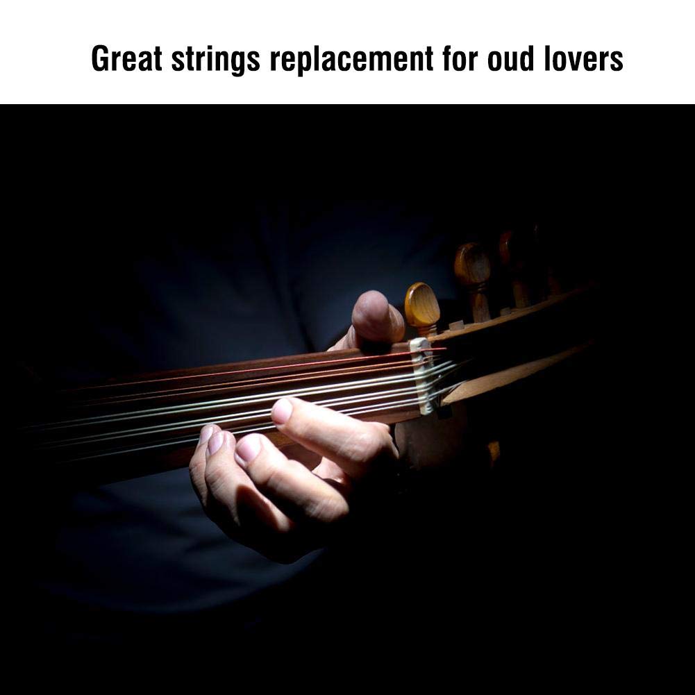 Premium Oud Strings Set - 12 High-Quality Nylon Strings for Oud Players & Beginners | Perfect for Practice, Performances & Middle Eastern Music