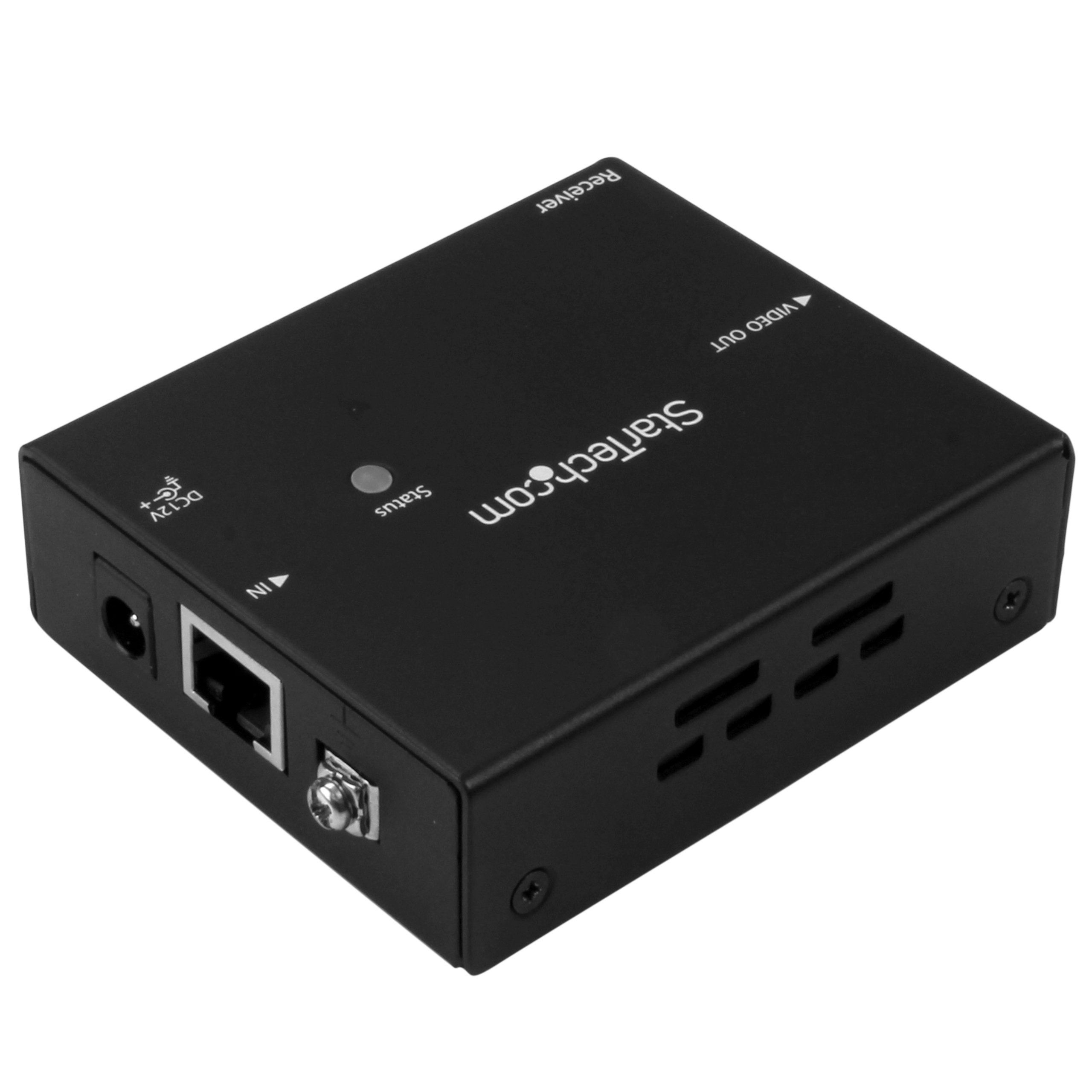 StarTech.com Multi-Input HDBaseT Extender with Built-in Switch - 4K DisplayPort VGA & HDMI Over CAT5e/CAT6 - 230ft Range, TAA Compliant (STDHVHDBT) - Perfect for Conference Rooms, Classrooms & Home Theater Setups