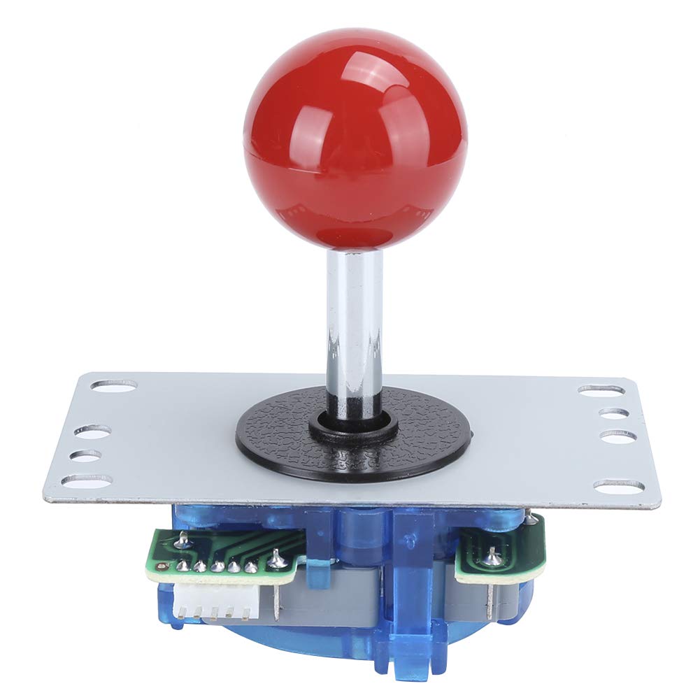DIYdeg Arcade Fighting Stick - No Delay Joystick for Game Consoles | Handheld Fighting Game Controller for Kids & Adults | Perfect for Street Fighter, Mortal Kombat & Retro Gaming (Red)