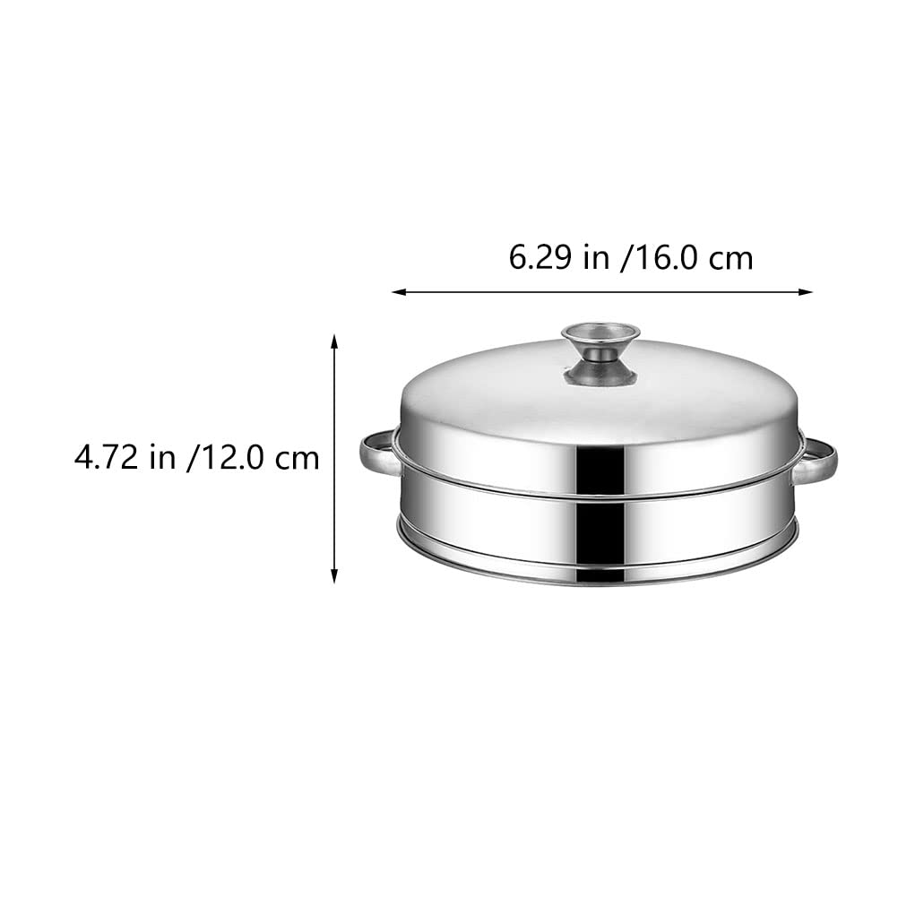 Stainless Steel Steamer Basket Set - 3-Piece Food Steaming Rack for Kitchen Cooking | Perfect for Dumplings, Vegetables & Seafood | Durable Kitchen Cookware Accessory for Healthy Home Cooking