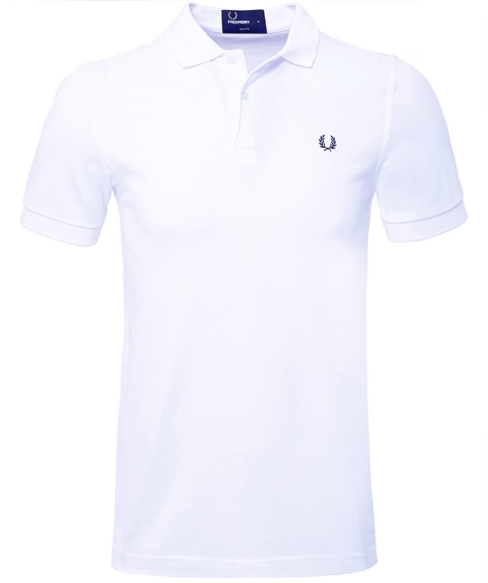 Fred Perry Men's Classic Polo Shirt - Slim Fit Short Sleeve Cotton Shirt with Iconic Laurel Wreath Logo | Perfect for Casual Wear, Office Outfits & Summer Fashion