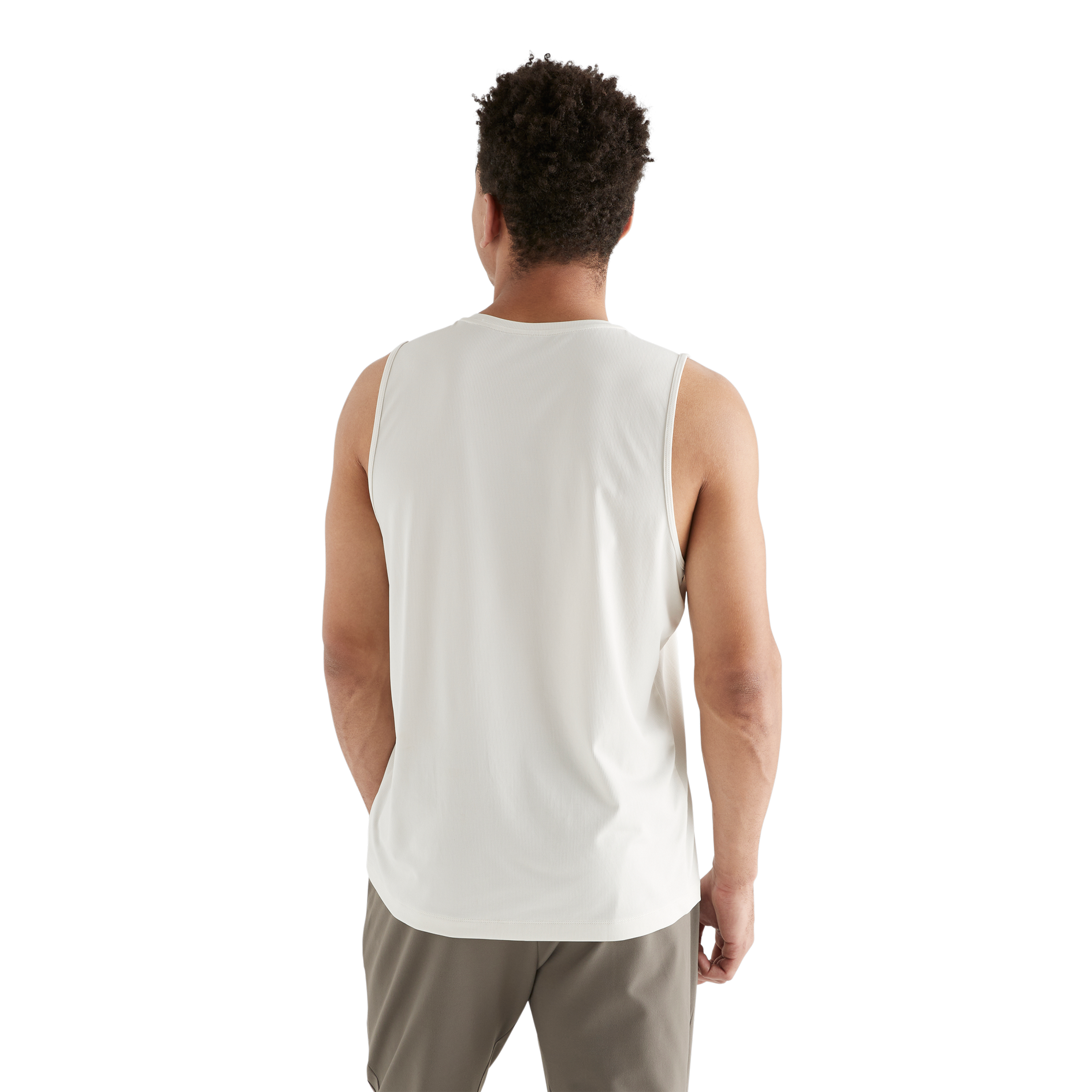 Deltapeak® Men's Micro Textured Tank Top - Lightweight & Breathable for Gym, Running & Summer Outfits