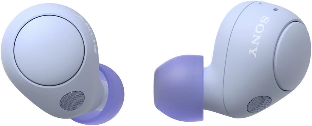 Sony WF-C700N True Wireless Noise Cancelling Bluetooth Earbuds with Mic, IPX4 Waterproof, Violet - Perfect for Gym, Running & Travel