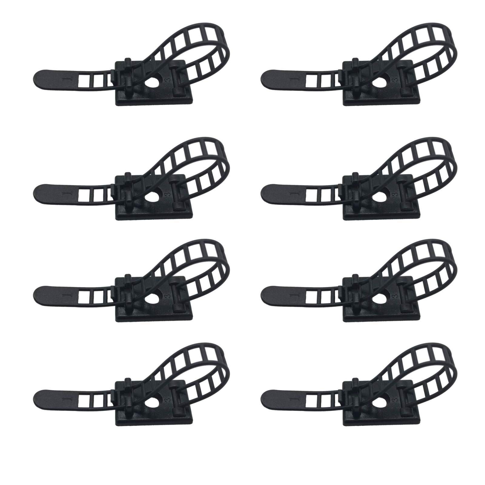 1000 Pieces Cable Management Kit - Self-Locking Nylon Wire Ties, Cord Organizer Clips for Desk, Home & Office - Perfect for Organizing Computer, TV, and Electronic Cables