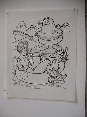 Vintage 1980s McDonald's Original Sketch Art - Rare 9x12 Collectible for Fast Food Memorabilia & Pop Culture Enthusiasts - Perfect for Home Decor, Office Display, and Gift Giving