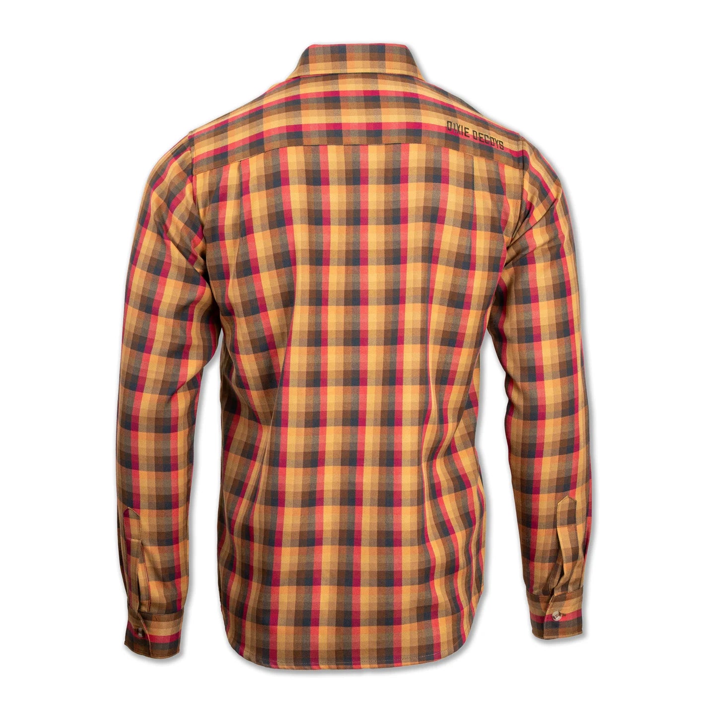Dixie Decoys Fall Foliage Tattersall Sport Shirt for Men - Comfortable Hunting & Outdoor Casual Wear