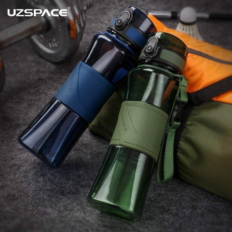 UZSPACE 350ml/500ml BPA-Free Tritan Plastic Sports Water Bottle - Leakproof Shaker for Gym, Running, Hiking & Outdoor Activities | Camping & Travel Drinkware