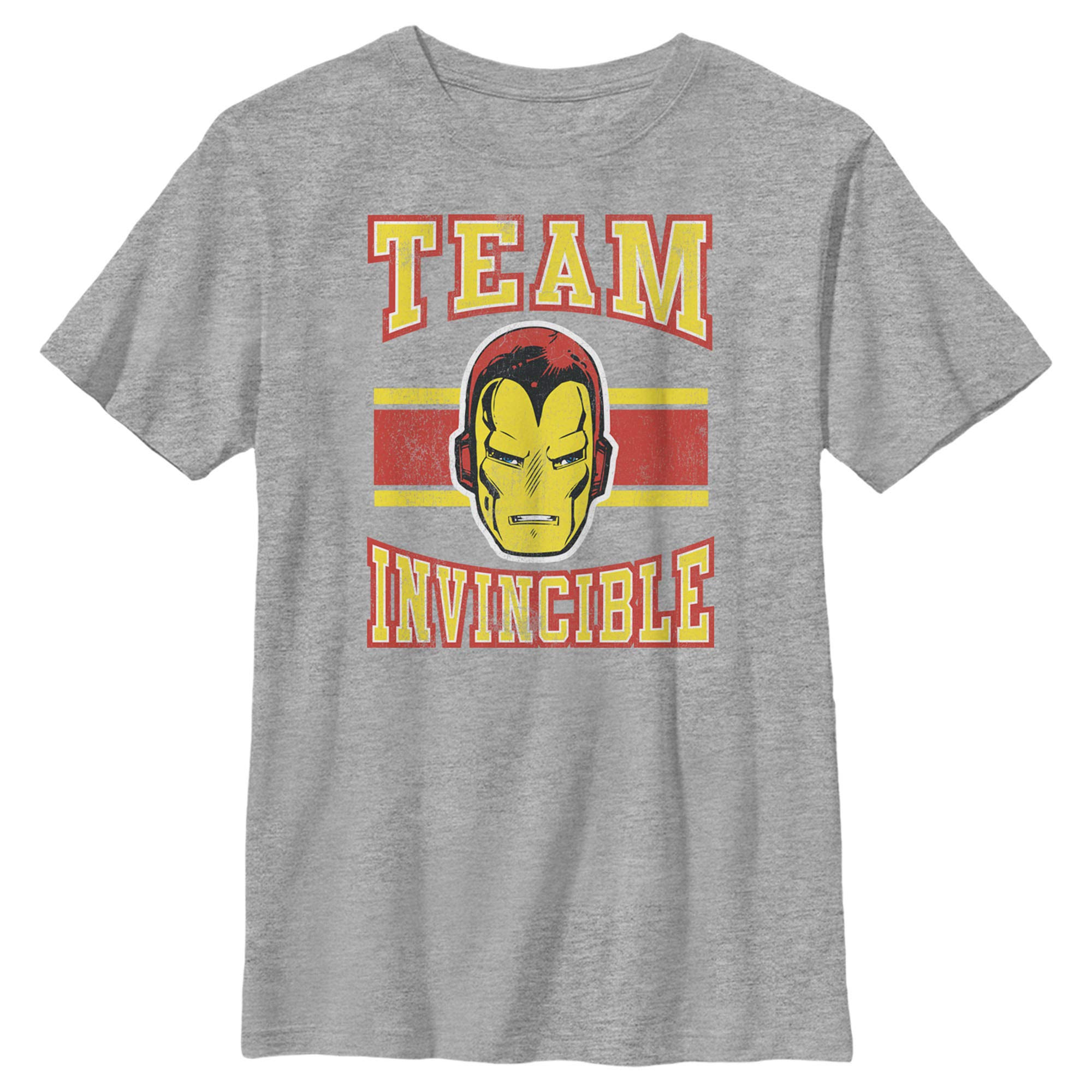 Marvel Iron Man Team Invincible Boys' Graphic T-Shirt - Cool Superhero Tee for Kids, Birthday Gifts & Casual Wear