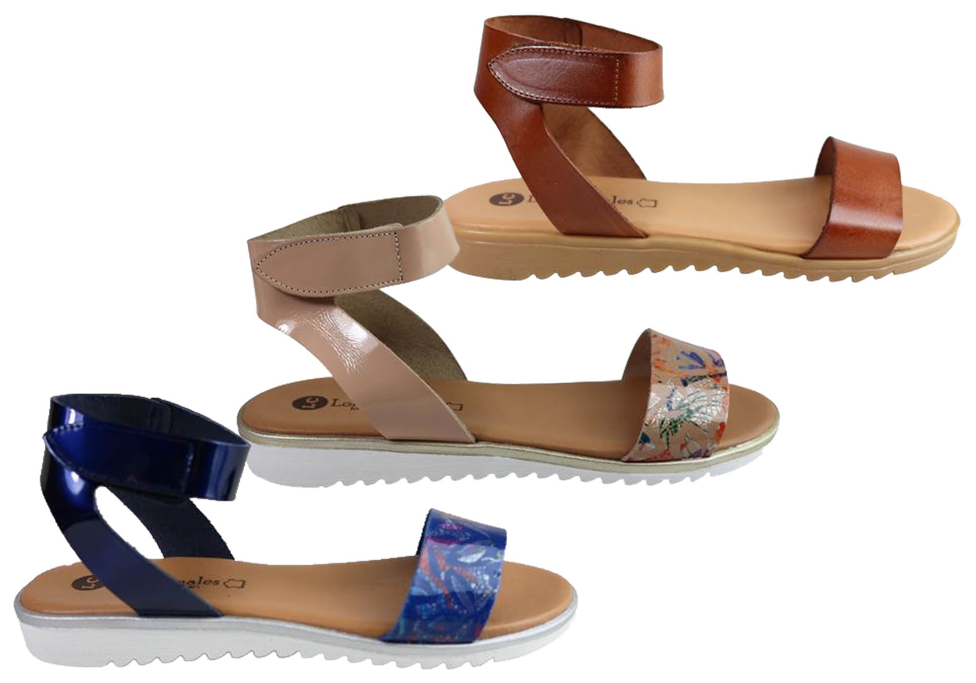 Lola Canales Glory Women's Comfortable Leather Sandals - Handmade in Spain - Perfect for Summer, Beach & Casual Outings