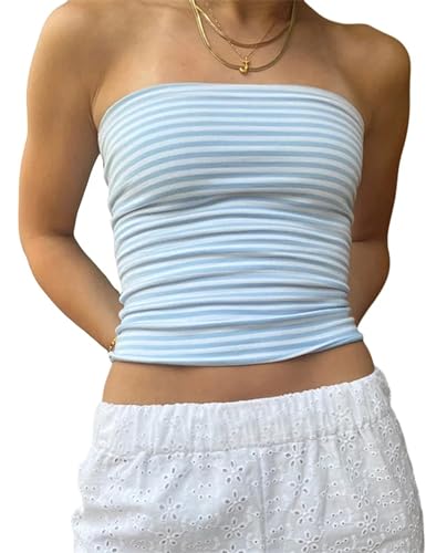 Striped Blue