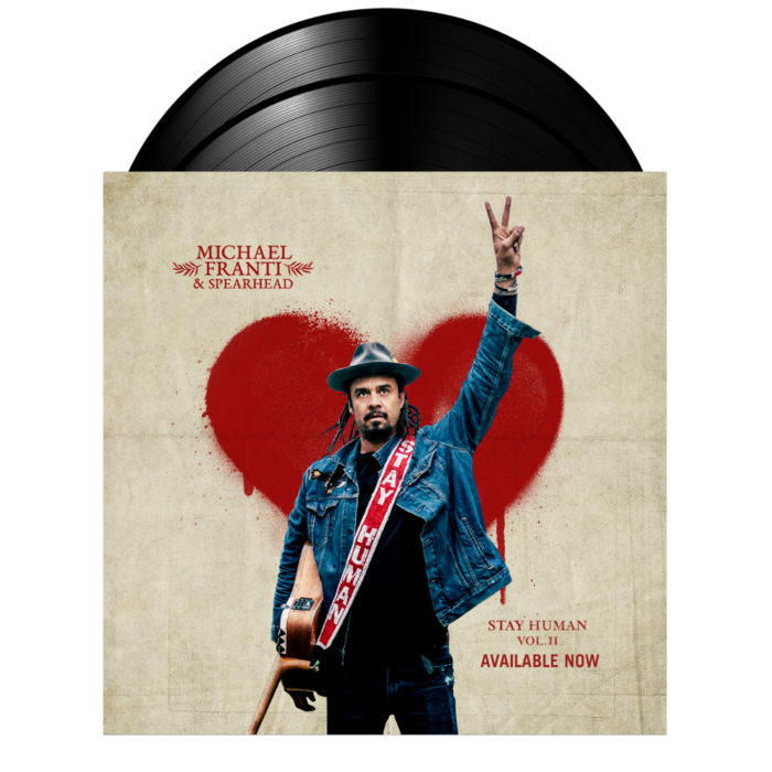 Michael Franti & Spearhead Stay Human Vol. 2 Vinyl LP Record | Limited Edition Soulful Reggae Music | Perfect for Home Listening & Vinyl Collectors