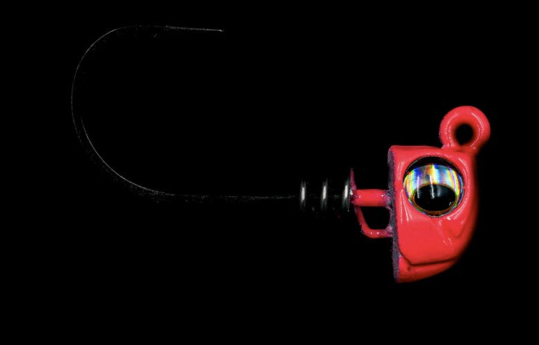 NLBN No Live Bait Needed Hot Heads Screw Lock Jig Heads for 3 Paddle Tails - Saltwater & Freshwater Fishing Lures for Bass, Trout, and Walleye - Perfect for Kayak, Shore, and Boat Fishing