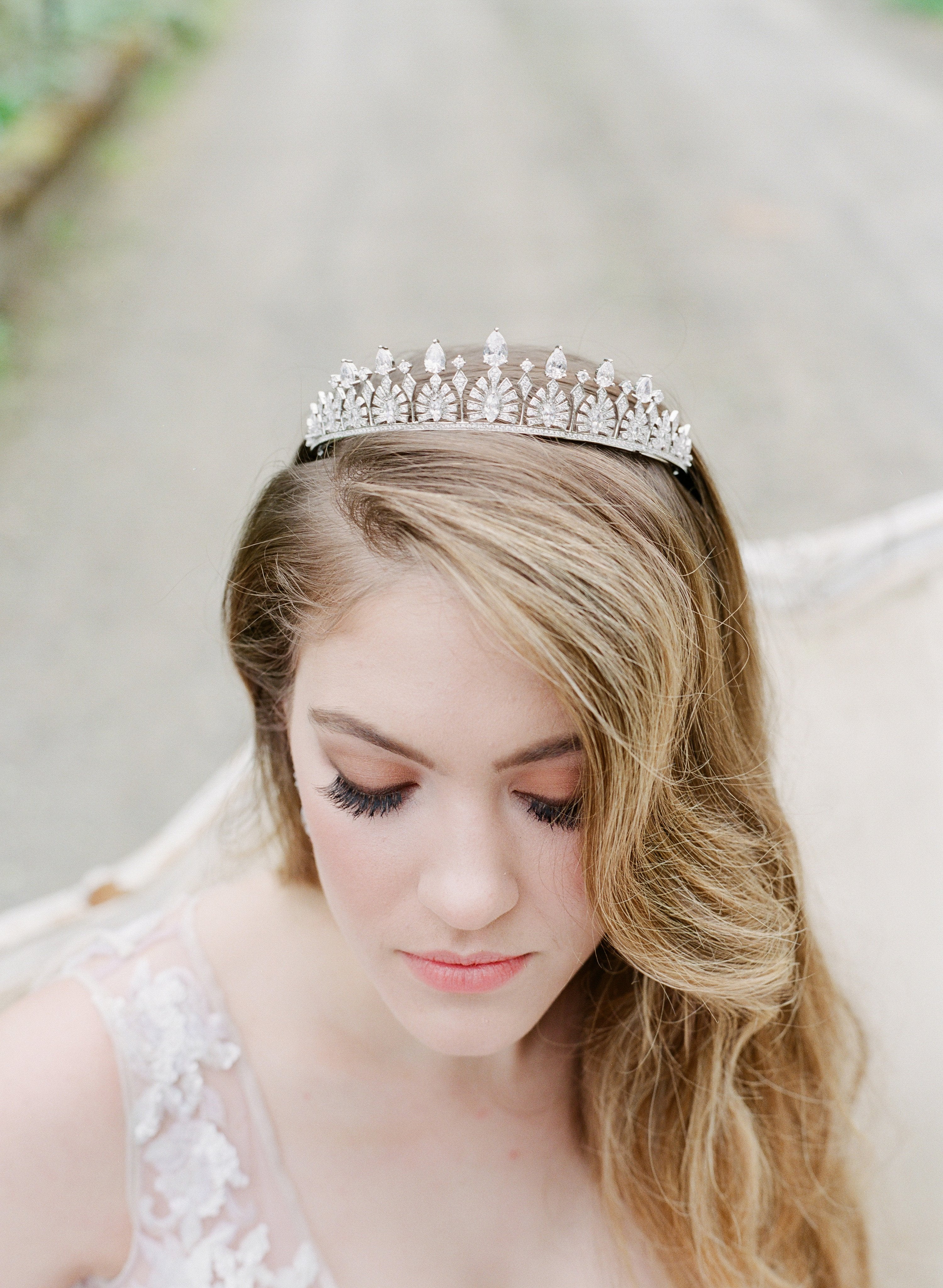 Sofia Tiara - Elegant Rhinestone Bridal Hair Accessories for Weddings, Prom & Special Events | Perfect for Brides, Dancers & Pageants