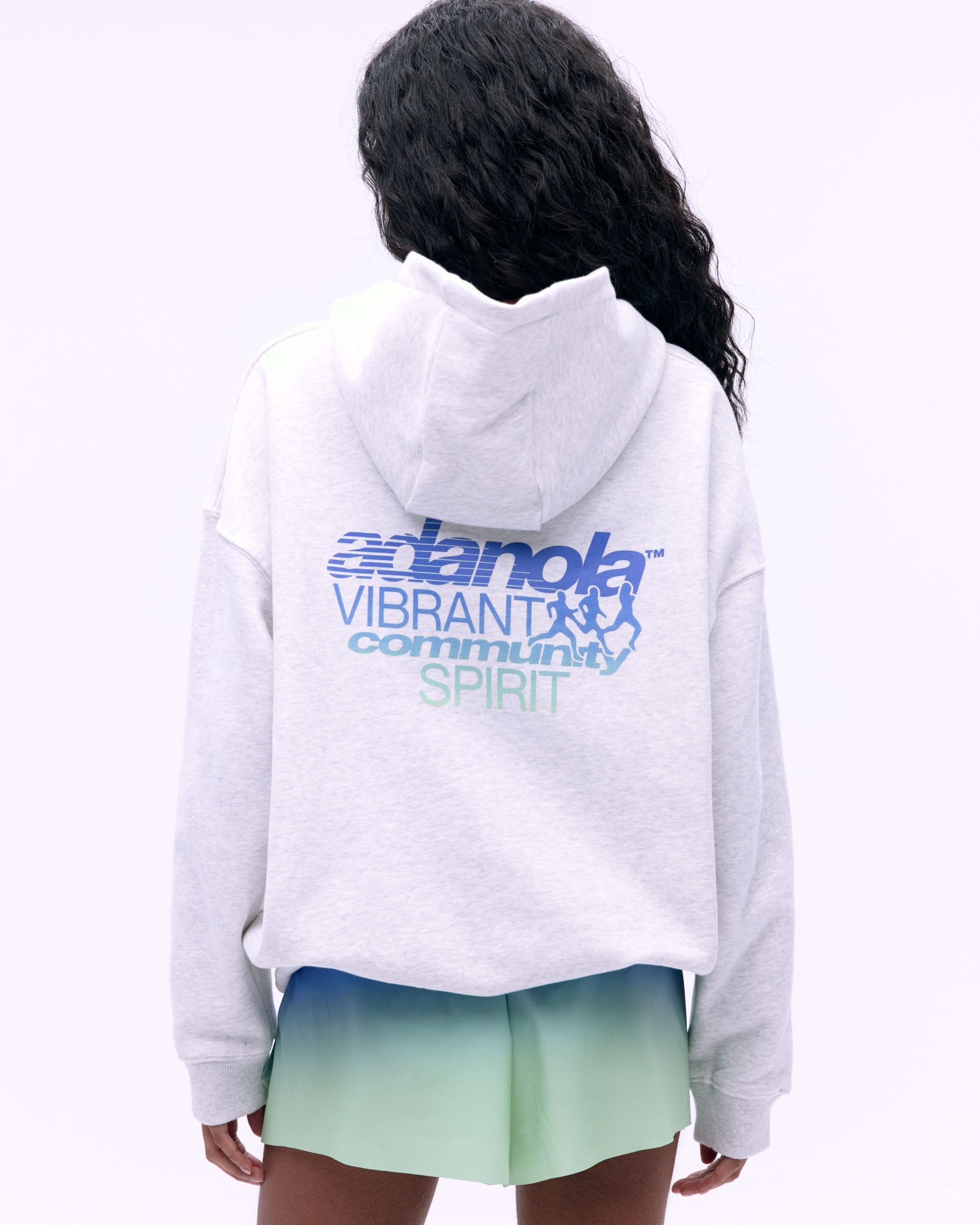 Community Spirit Oversized Hoodie - Light Grey Melange | Cozy & Stylish Unisex Sweatshirt for Casual Wear, Loungewear & Street Fashion