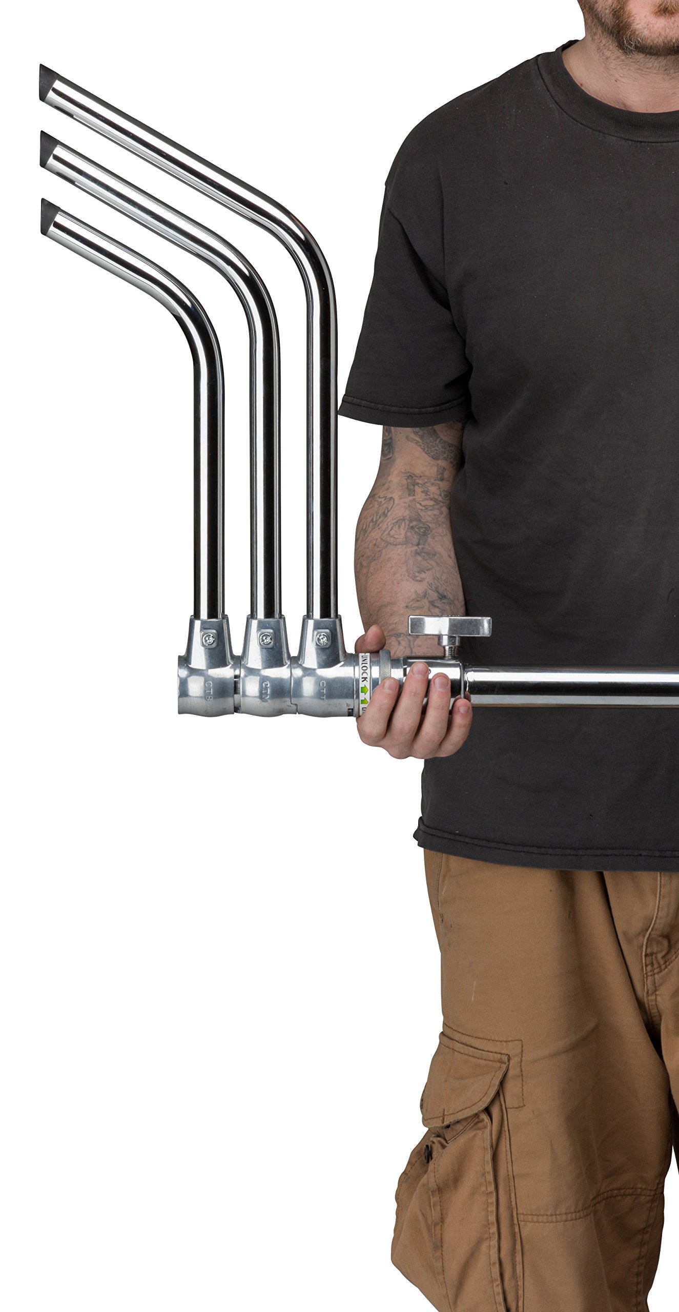 Kupo 40 Inch Professional C-Stand with Turtle Base - Heavy Duty Light Stand for Photography & Video (KS704312) - Perfect for Studio, Film Set & Outdoor Shooting