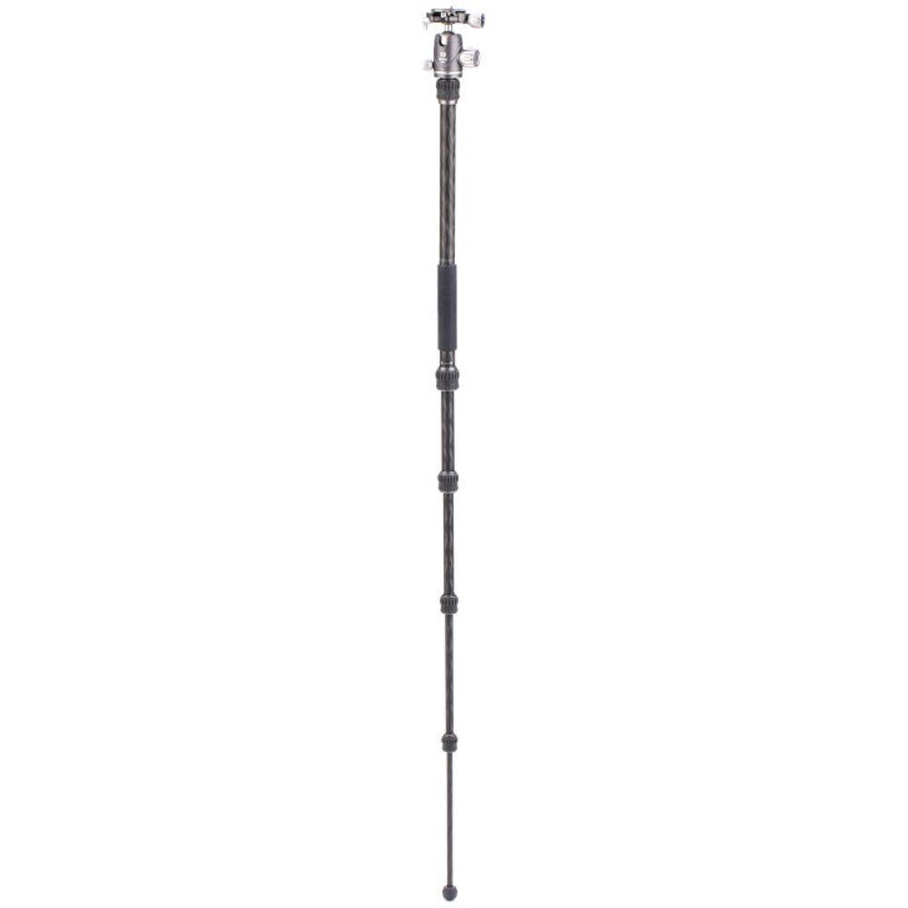 Benro Rhino Carbon Fiber Zero Series Travel Tripod with VX20 Ball Head - Lightweight Compact Tripod for Travel, Hiking & Outdoor Photography (DSLR, Mirrorless Cameras)