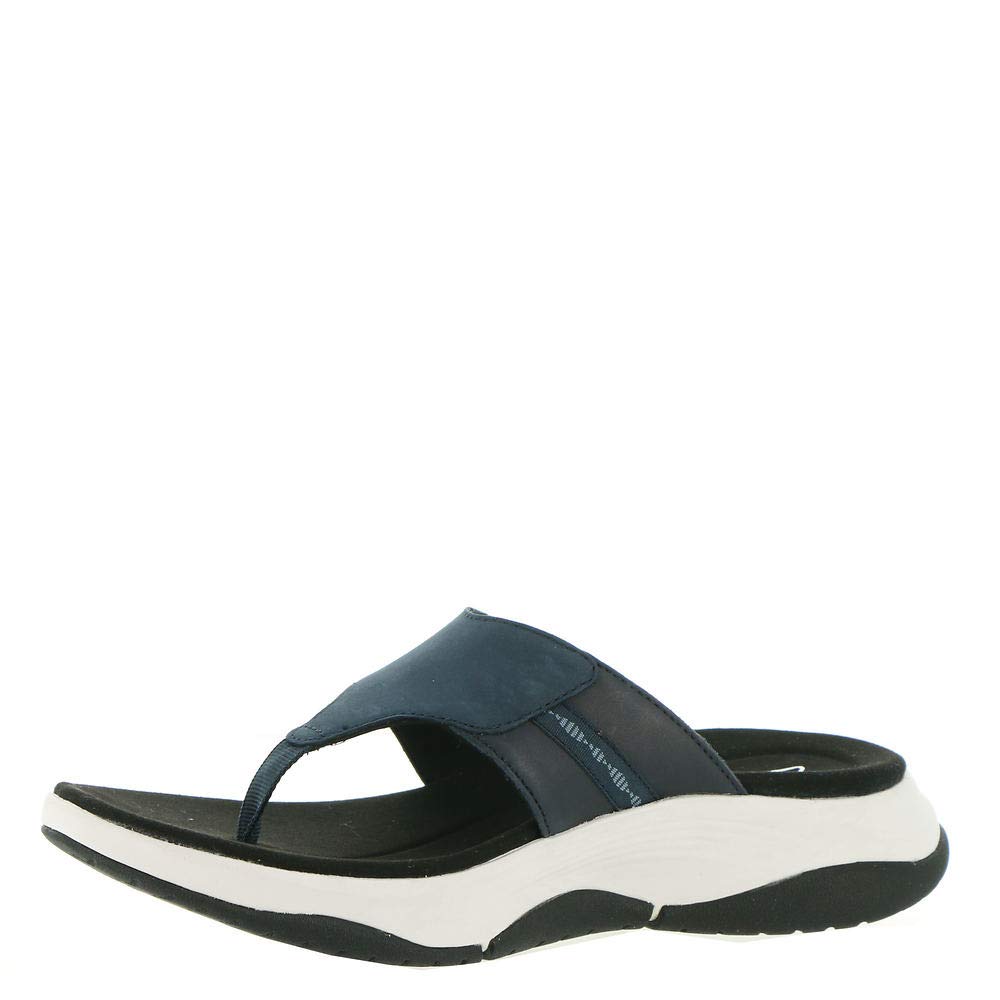 Clarks Women's Wave 2.0 Sea Flip Flop Sandals - Comfortable Beach & Pool Slides for Summer Vacation, Casual Outings