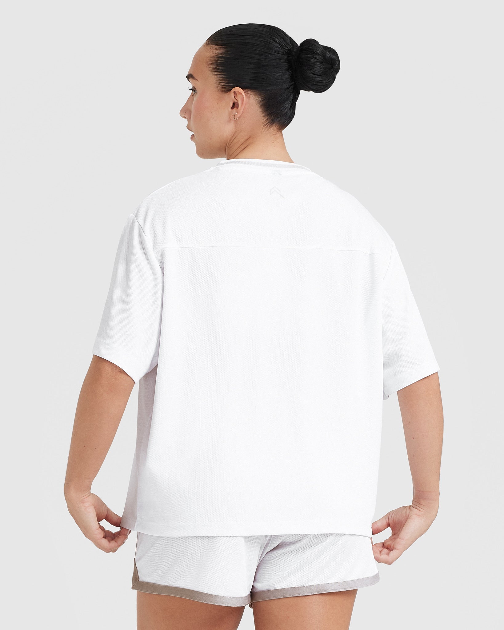 Varsity V-Neck Short Sleeve T-Shirt for Men - Soft Cotton Crew Neck Tee - Casual Summer Tops for Everyday Wear | White | Perfect for Gym, Workout, and Street Style Fashion