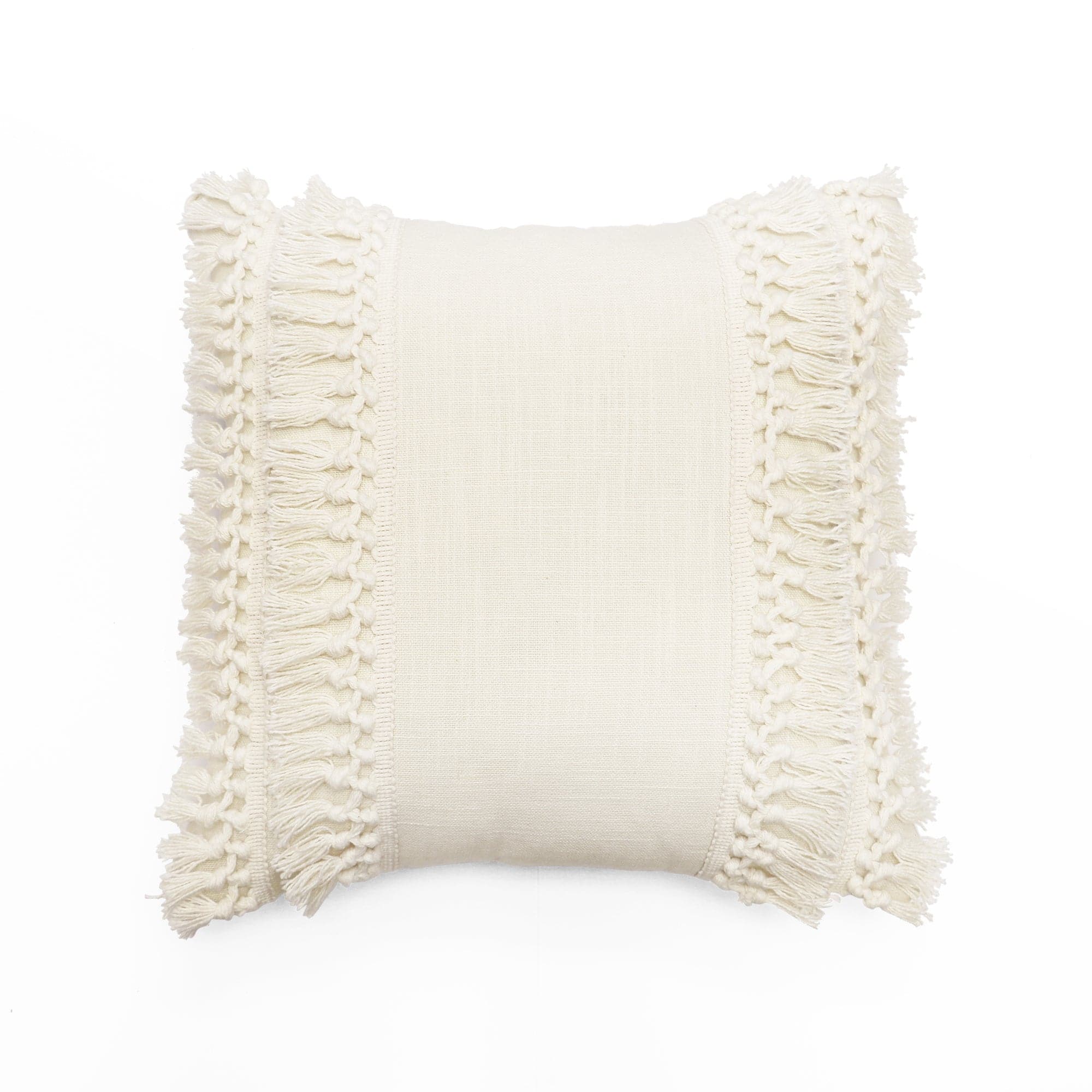 Modern Tassel Decorative Throw Pillow Covers - Boho Chic Home Decor Accent for Sofa, Bed & Living Room