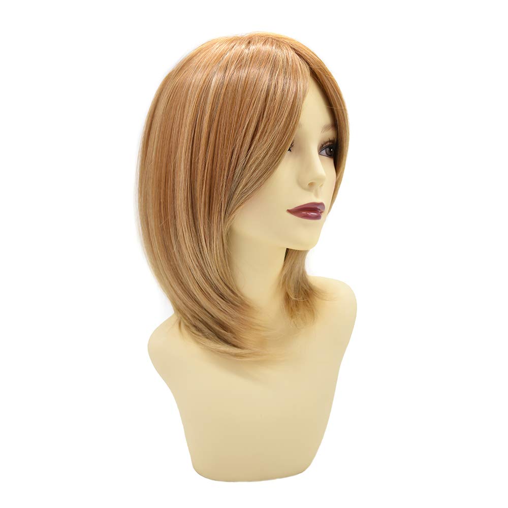 FACE MIRACLE Mono-Filament Lace Front Wig with Hand-Tied Side Bangs - 10
