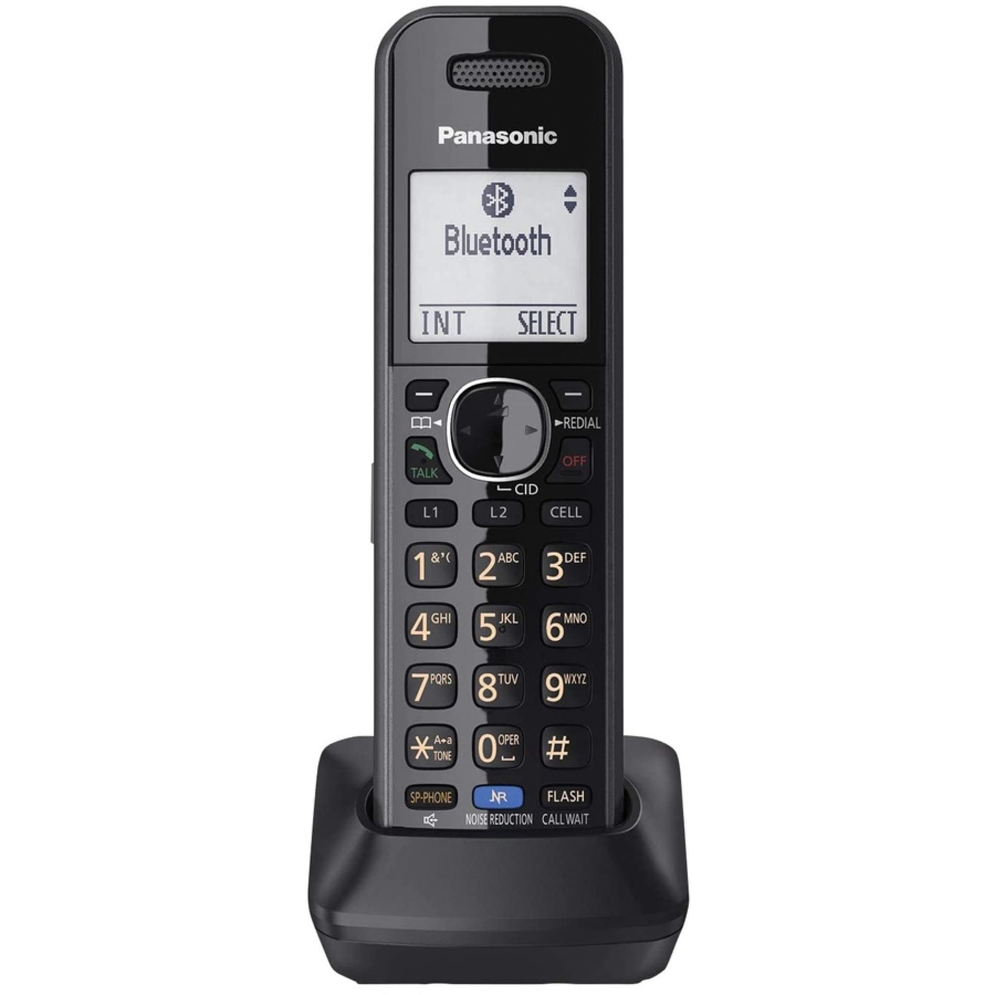 Panasonic KX-TGA950B DECT 6.0 Plus Cordless Phone Handset - Compatible with KX-TG95xx Series 2-Line Business Phones, Headset Jack (Black) - Ideal for Office, Home Office & Conference Calls