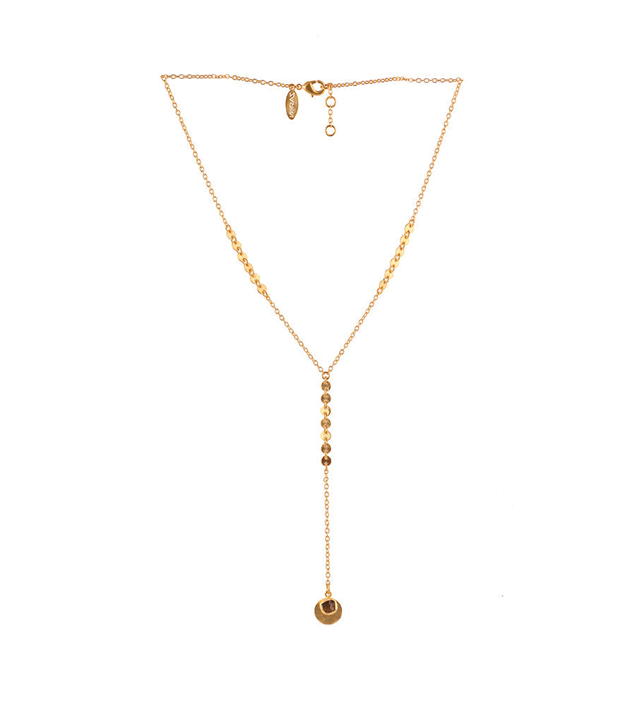 Organic Drops Lariat Necklace - Elegant Boho Layering Jewelry for Women | Perfect for Everyday Wear, Date Nights & Special Occasions