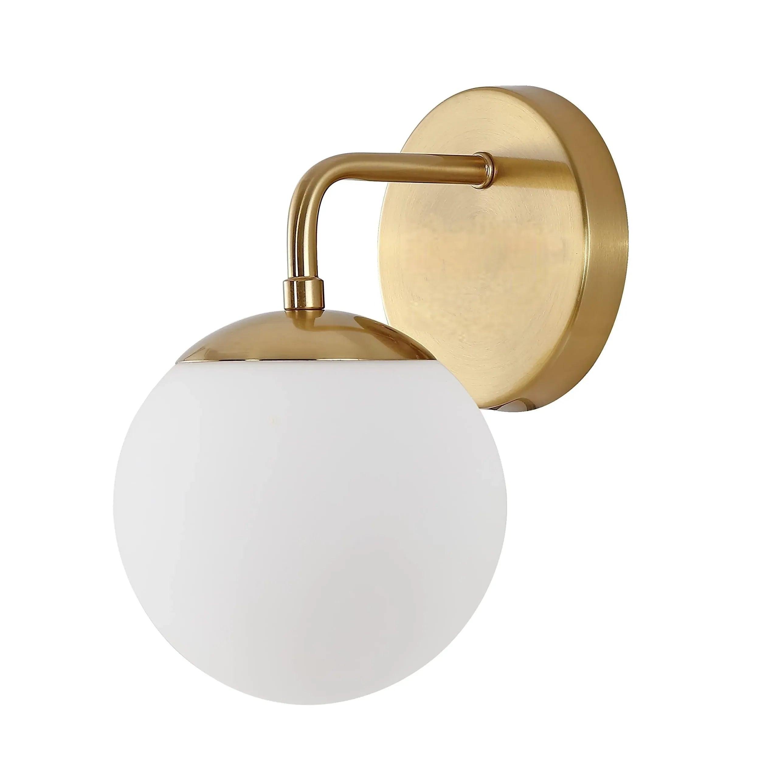Modern Round Glass Ball Wall Lights - Elegant Home & Office Lighting for Living Room, Bedroom, Hallway Decor