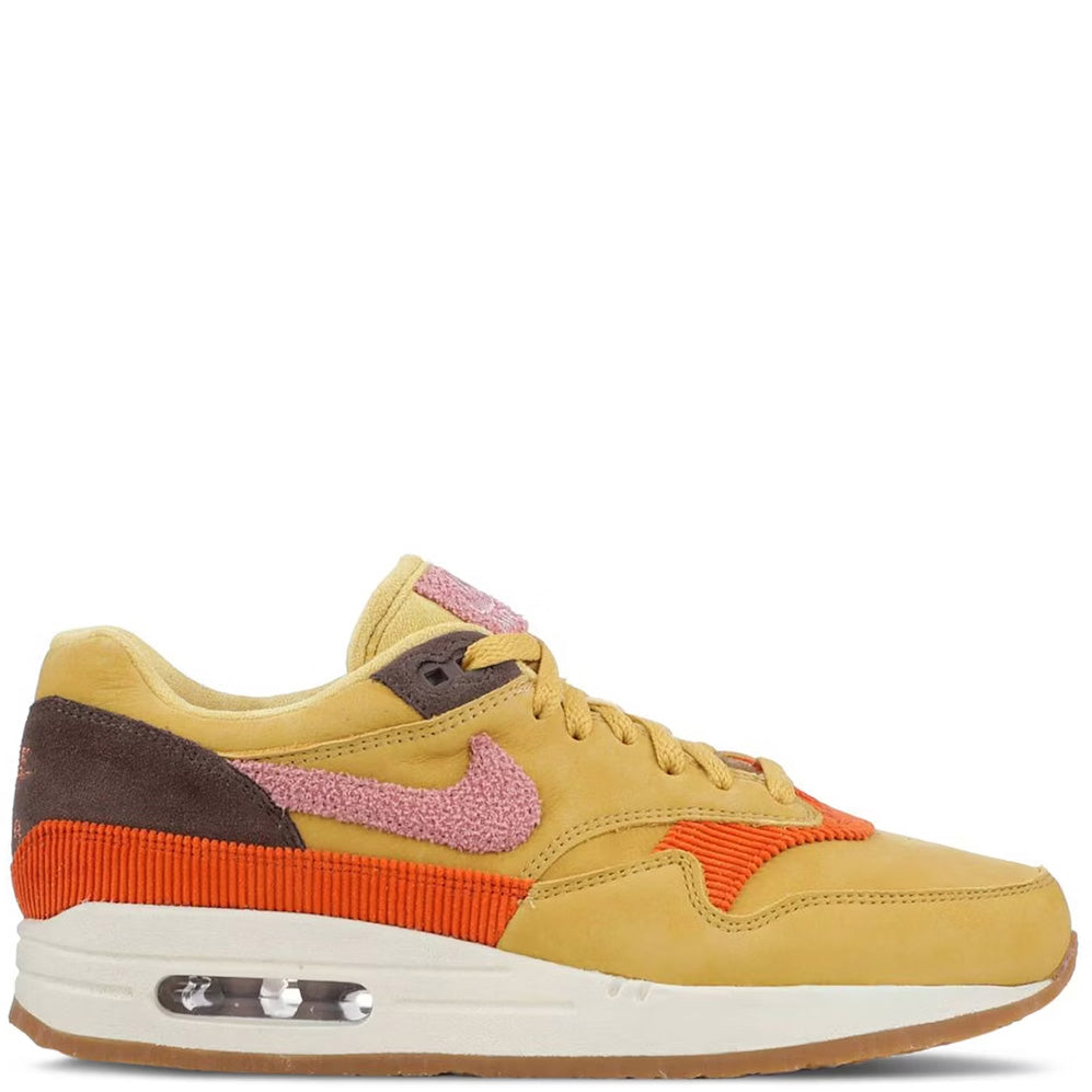 Nike Air Max 1 Crepe Wheat Gold Sneakers - Men's/Women's Casual Running Shoes for Comfort & Style - Perfect for Jogging, Gym Workouts & Streetwear Fashion