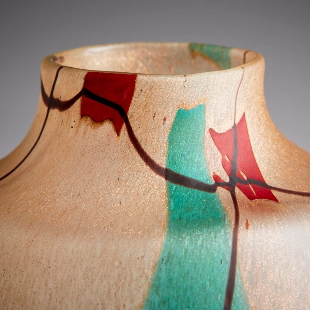 Cyan Design 10861 Cuzco Vase - Large Amber Handmade Ceramic Vase for Home Decor, Wedding Centerpiece & Boho Living Room Accent