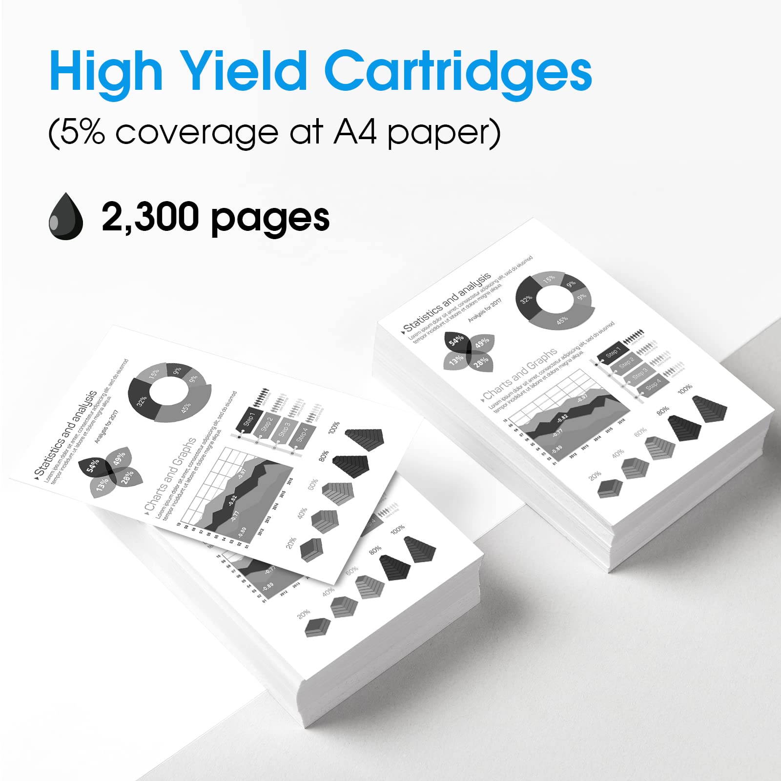 High Yield 05A Toner Cartridge - Compatible with HP CE505A, HP P2035, P2035N, P2055DN, P2030, P2050, P2055X, P2055D Printers (2 Black) - Perfect for Office & Home Printing Needs