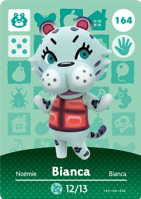 Bianca Animal Crossing Amiibo Card - Series 2 Collectible Trading Card for Nintendo Switch | Perfect for Game Unlocks, Character Collection & Multiplayer Gaming