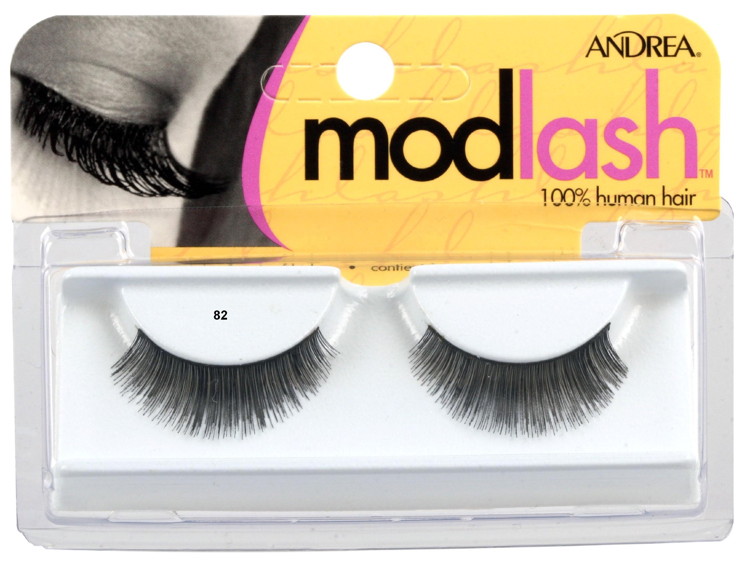 Andrea Mod Strip Lash Pair Style 82 - 4 Pairs of Natural Looking False Eyelashes for Everyday Wear, Parties & Special Occasions