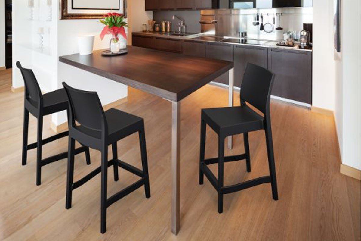 Premium Maya Bar Stool for Home & Commercial Use - 650mm Seat Height [970H x 400W] - Perfect for Kitchen Islands, Bars, Restaurants & Outdoor Entertaining