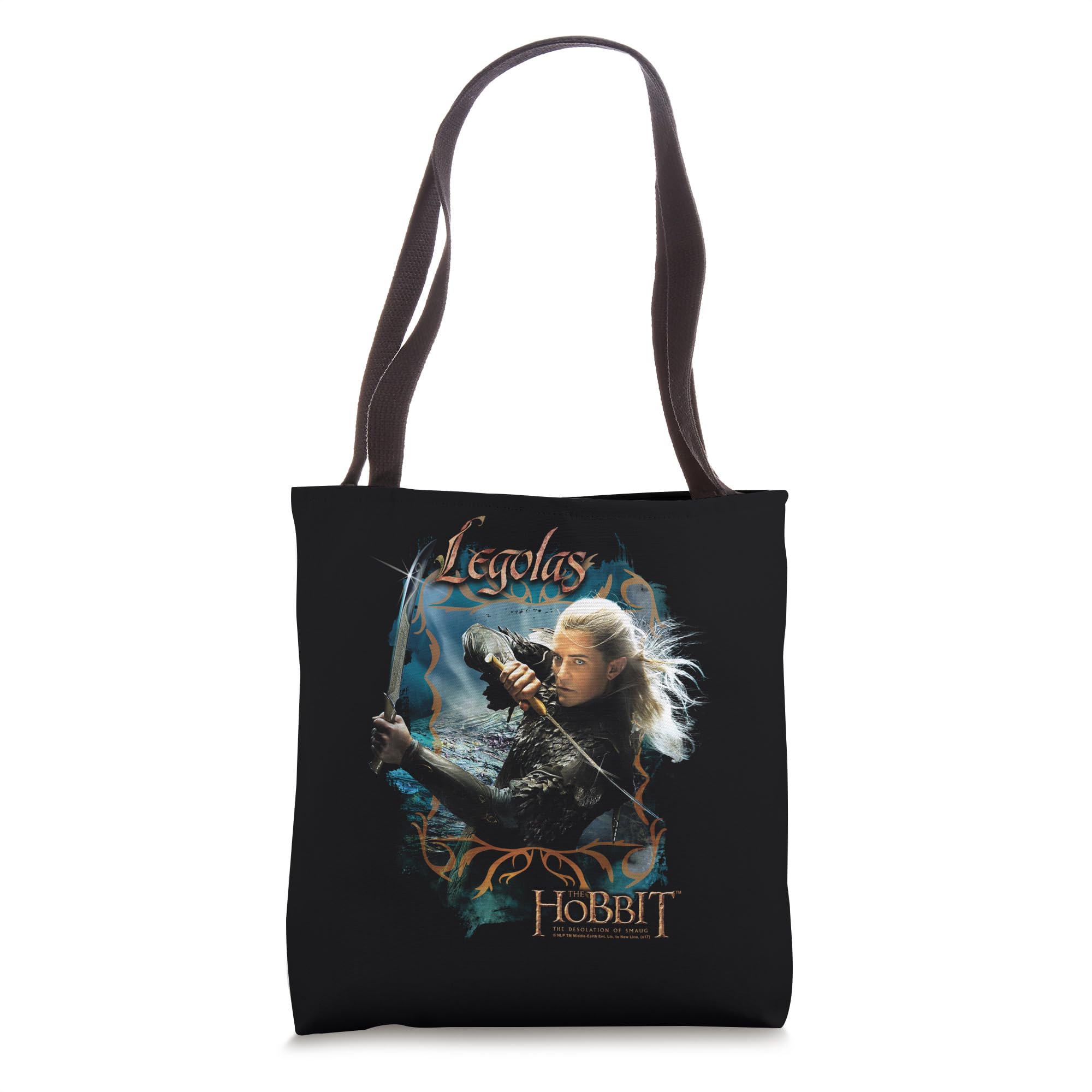 The Hobbit Legolas Knives Tote Bag - Lord of the Rings Inspired Reusable Shopping Bag for Fans, Cosplay & Everyday Use