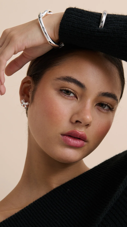 Sterling Silver Plated Bow Stud Earrings for Women - Elegant & Hypoallergenic Jewelry for Everyday Wear & Special Occasions