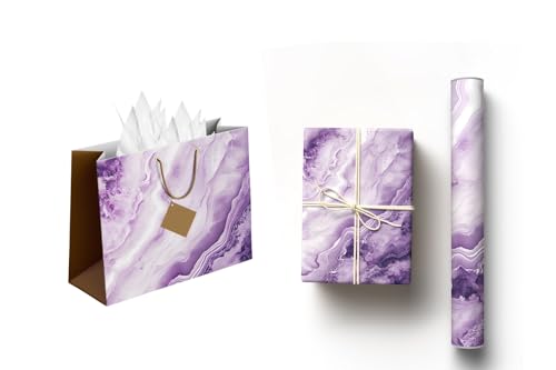 Combo Large-Purple Haze + Purple Marble