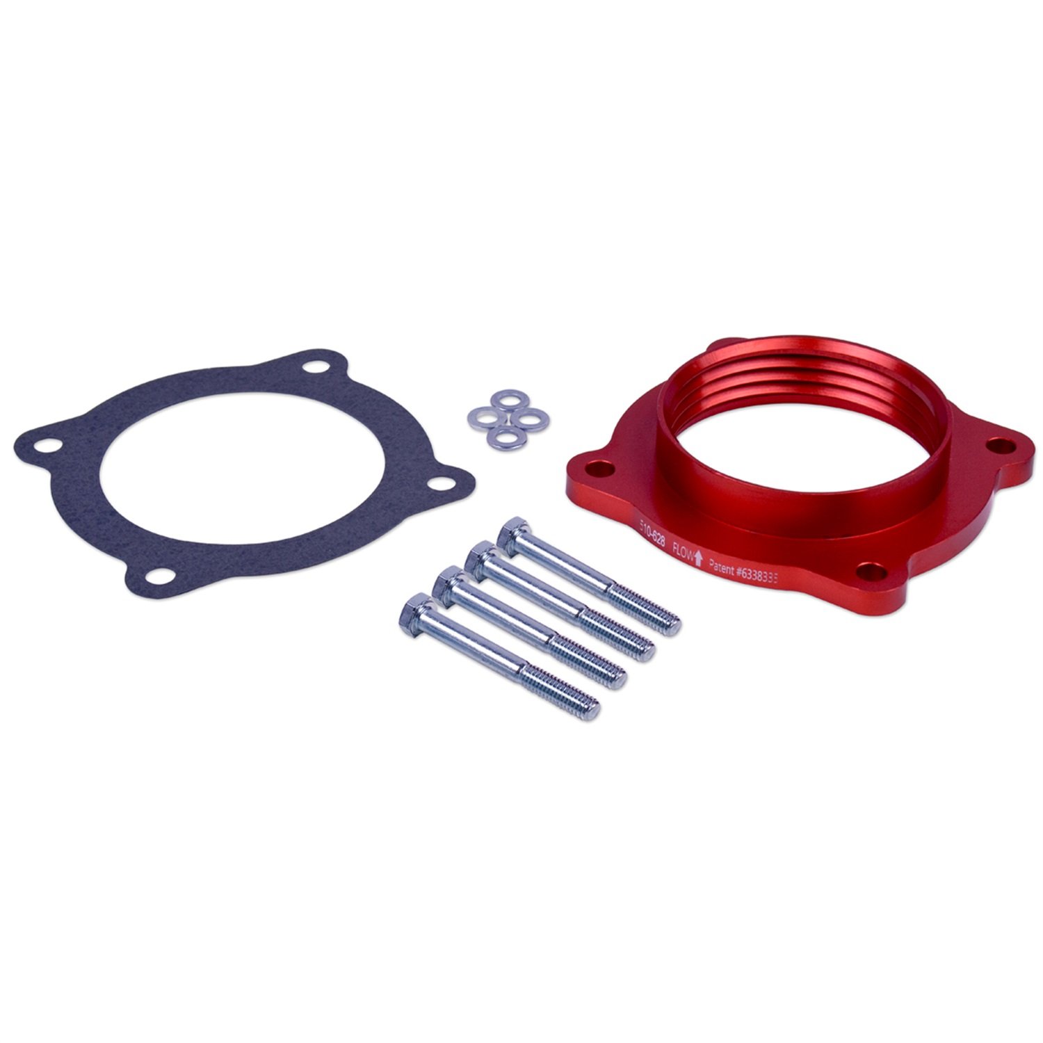 Airaid 510-628 PowerAid Throttle Body Spacer for Improved Engine Performance & Fuel Efficiency - Perfect for Off-Roading, Racing & Daily Driving