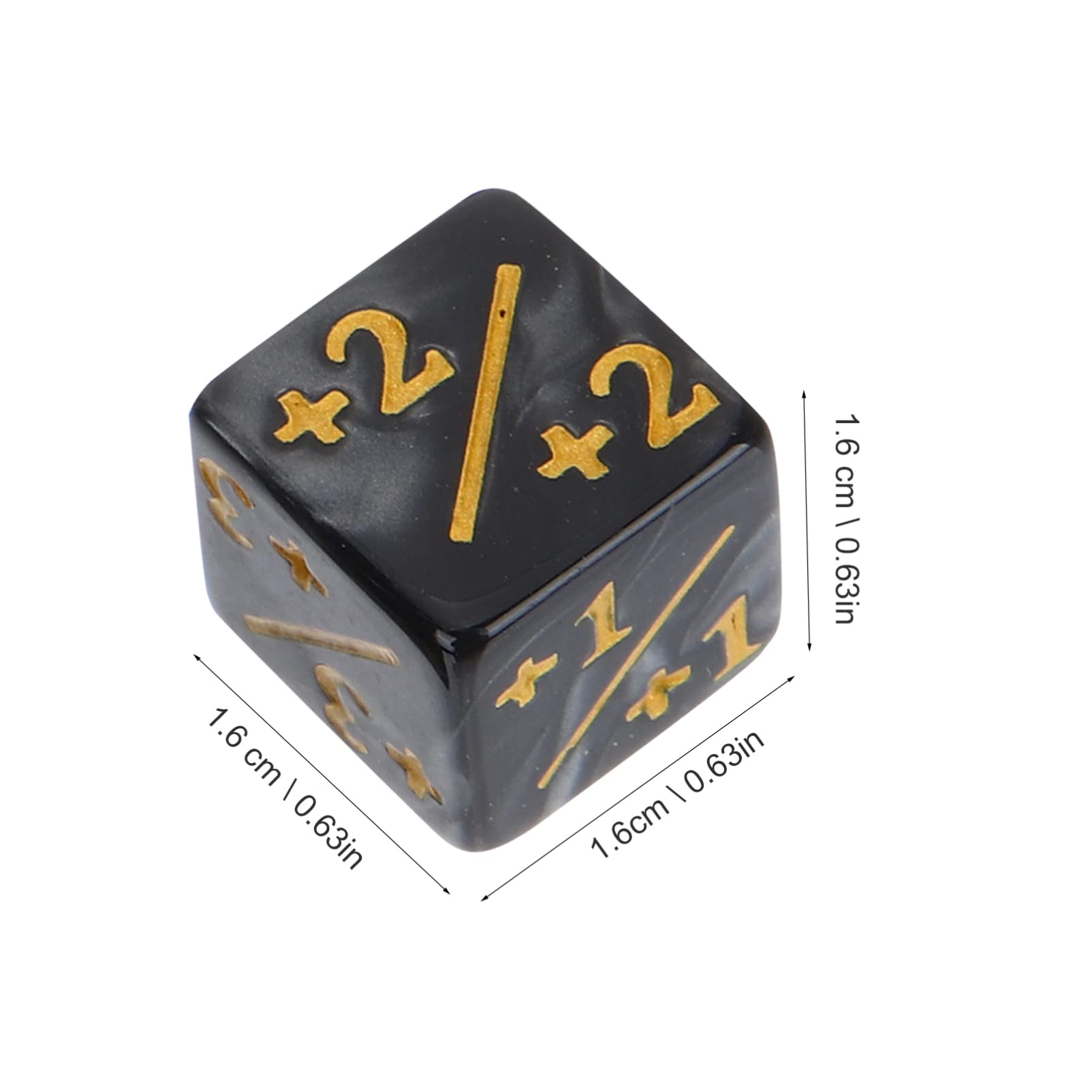 Zerodeko 24-Piece Acrylic Dice Set - D6 Game Dice, Counters & Tokens for MTG, RPG, Board Games - Perfect for Kids Learning, Math Toys & Family Game Nights
