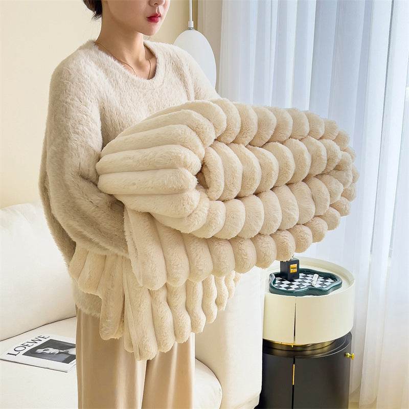 Snuggle Blanket: Ultra Soft Weighted Blanket for Winter - Perfect for Cozy Evenings, Stress Relief & Better Sleep