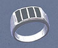 Solid Sterling Silver Inlay Blank Ring Setting - Rough Cast DIY Jewelry Making for Silversmiths (Size 7-11, 562-064) - Perfect for Carving, Engraving & Custom Jewelry Designs